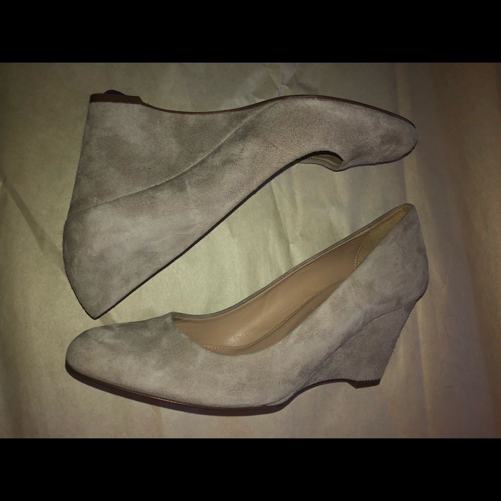 JCrew Suede Wedges